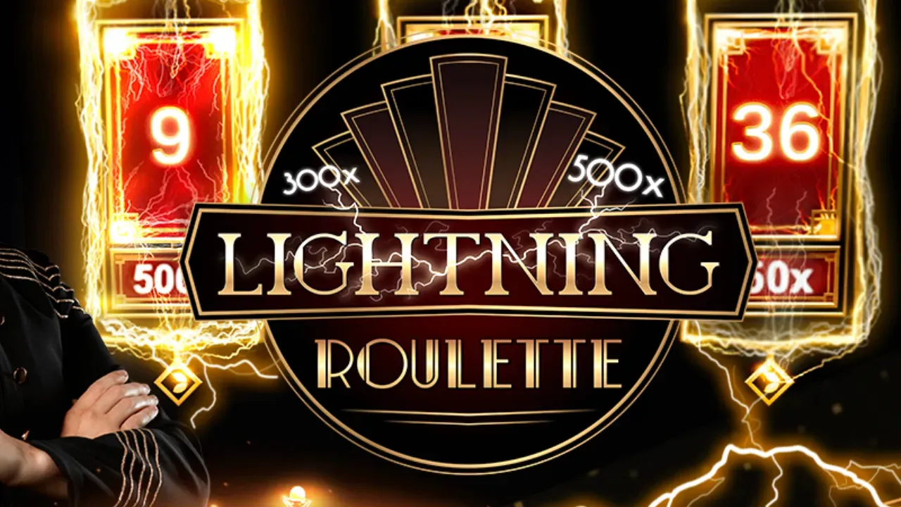 Lightning Roulette логотипі
